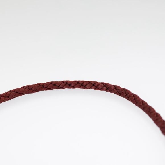 DIOR Honeycomb Canvas Shoulder Bag Red Gold - Picture 9 of 12